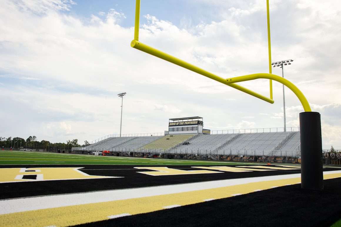 First Football Game in New Stadium