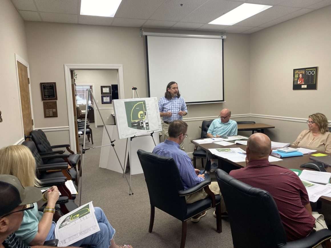 Proposed plans for Amory School District New Baseball and Softball Facilities