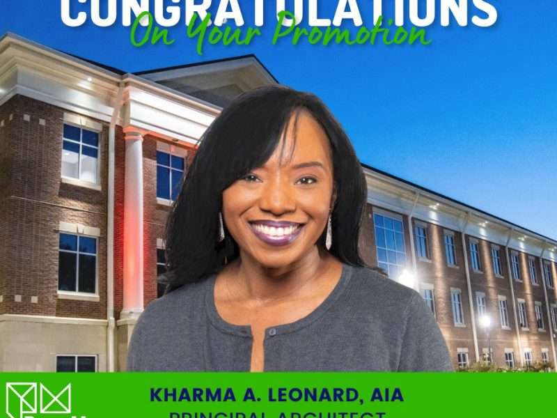 Kharma Leonard Named Principal Architect Kharma Leonard Named Principal Architect
