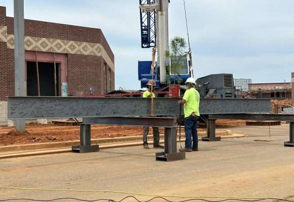 Choctaw Central Holds Topping Out Ceremony